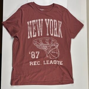 Goodfellow & Co Men's Graphic Tee in Dusty Rose